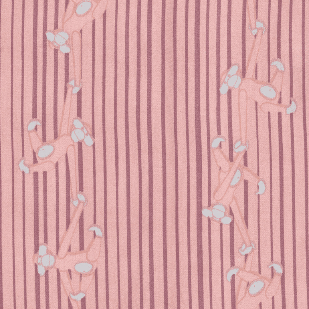 Kay Bojesen Sengetøj Abe baby 70x100cm DK rosa Kay Bojesen Sengetøj Abe baby 70x100cm DK rosa