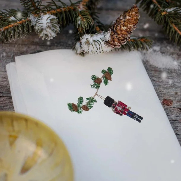 Langkilde & Søn Juleserviet med Nøddeknækkeren Langkilde & Søn Juleserviet med Nøddeknækkeren