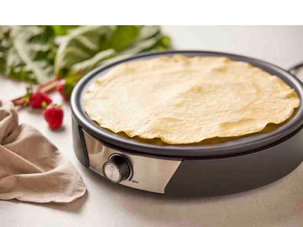 Blomsterbergs Crepepande Dia 38 cm 1500 watt Sort/Stål Blomsterbergs Crepepande Dia 38 cm 1500 watt Sort/Stål