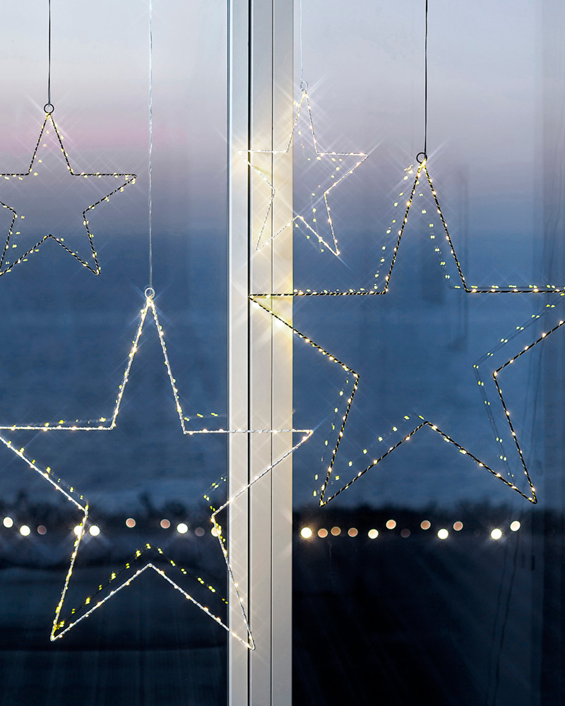 Liva Stjerne, 40 led, hvid Liva Stjerne, 40 led, hvid