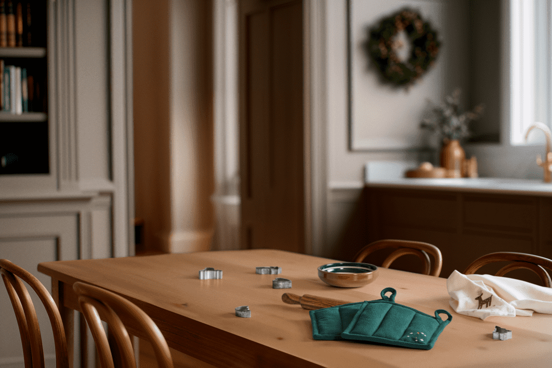 Christmas Fable Grydelapper 22x22 cm grøn 1 stk.