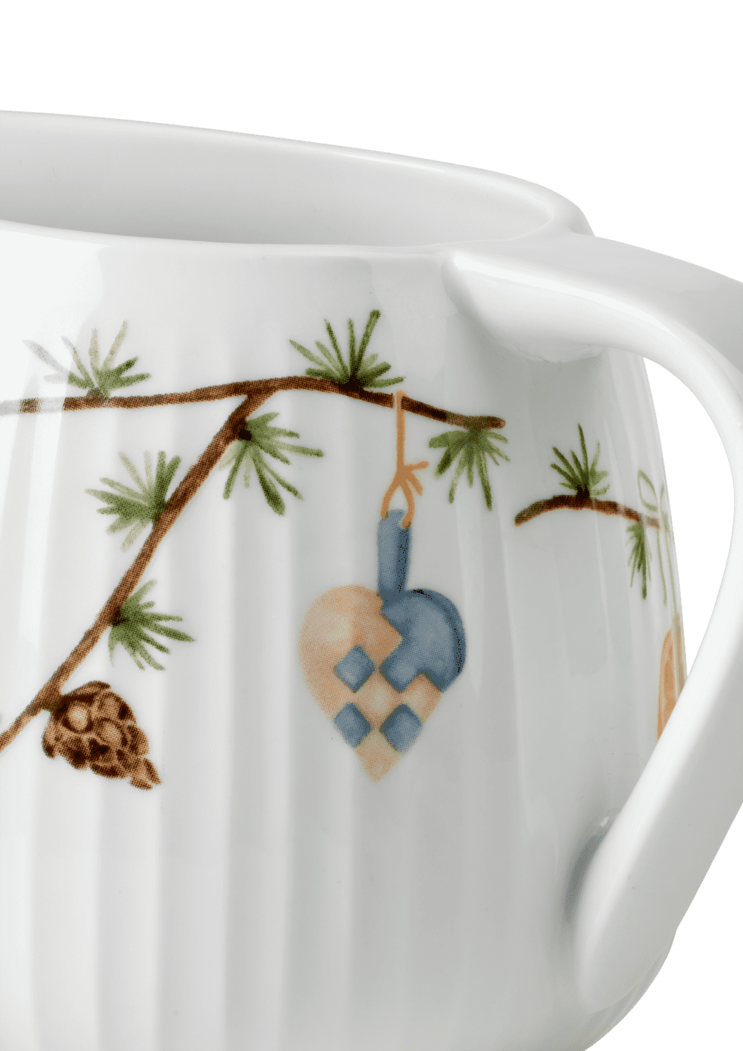 Kähler Hammershøi Christmas Saucekande 66 cl hvid m. deko Kähler Hammershøi Christmas Saucekande 66 cl hvid m. deko
