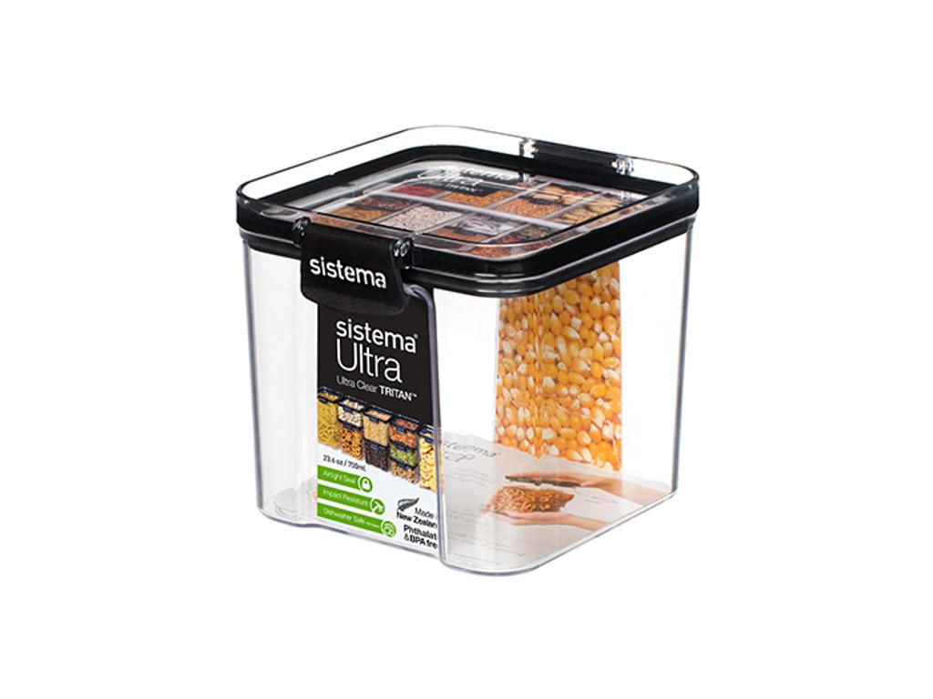 Sistema Tritan Ultra Square 700ml Sistema Tritan Ultra Square 700ml