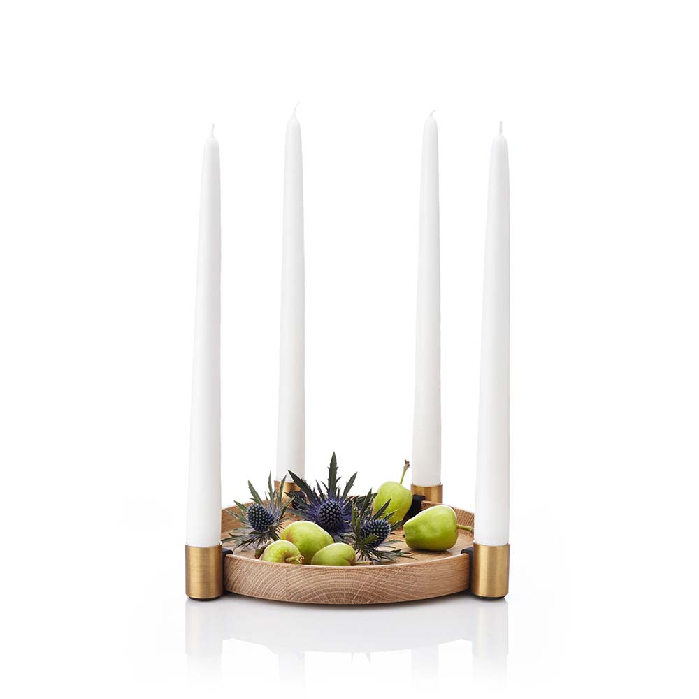 Luna, oak/brass*