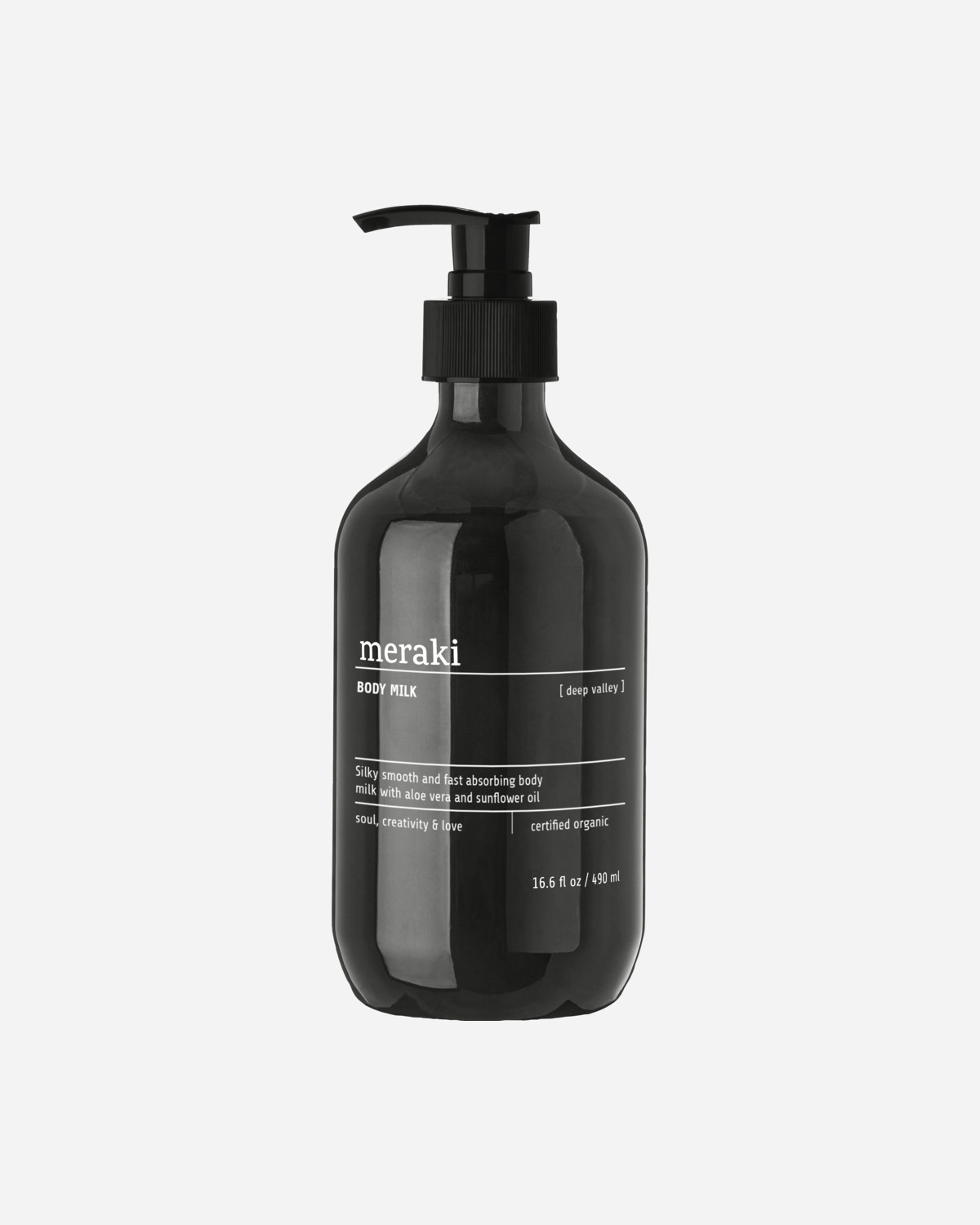 Body milk, Deep valley, 490 ml