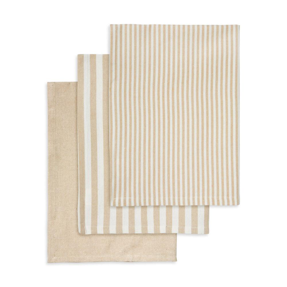 Viskestykke Recycle 50X70 cm, 3 stk, Beige