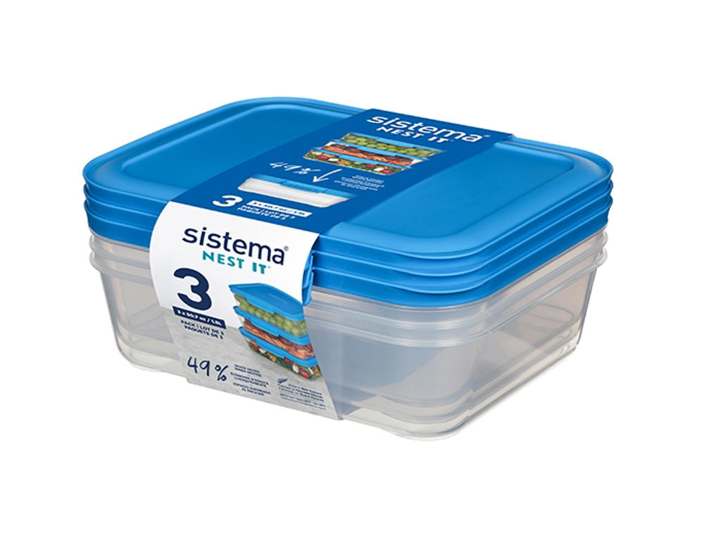 Sistema Meal Prep 3Pack 1,5l