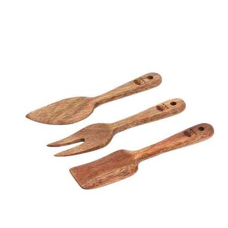 HOLM Ostesæt 14 cm 3 dele Akacie