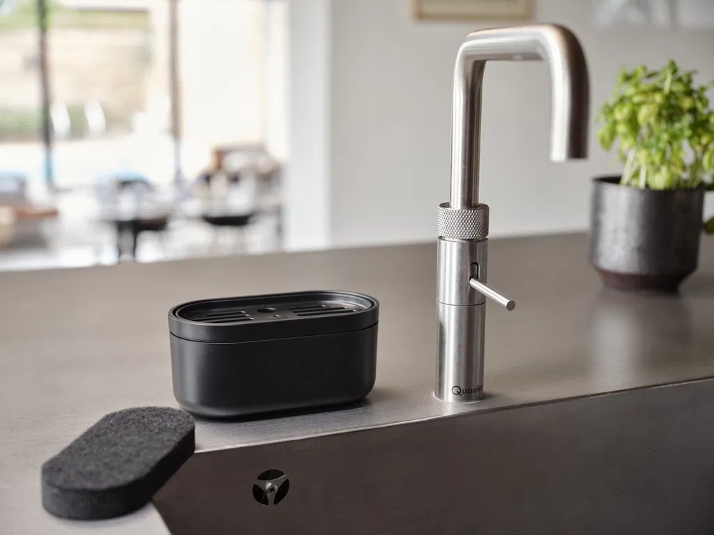 Zone Singles Opvaskestation med svamp Sort