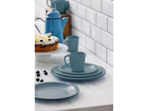 Rosti Hamlet Middagstallerken Dia. 24,5 x 2 cm Dusty Blue* Rosti Hamlet Middagstallerken Dia. 24,5 x 2 cm Dusty Blue*
