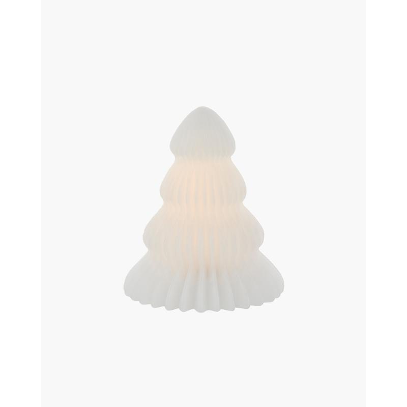 Claire Juletræ, Ø11xH16cm, Hvid