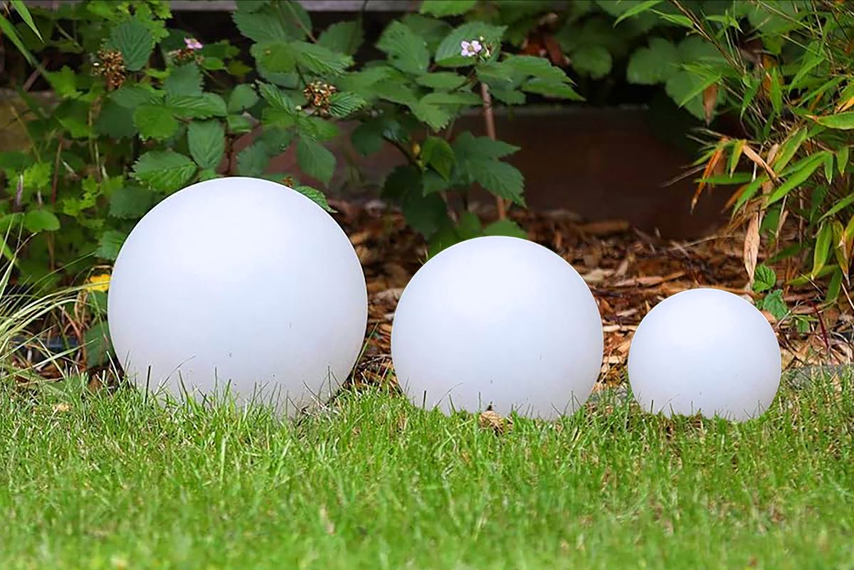 Skandi LED Solcelle kugler - 3 pak