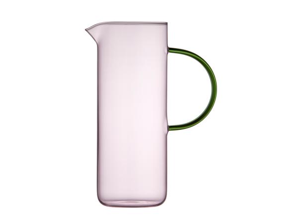 Lyngby Glas Torino Glaskande 1,1 liter Pink/Grøn Lyngby Glas Torino Glaskande 1,1 liter Pink/Grøn