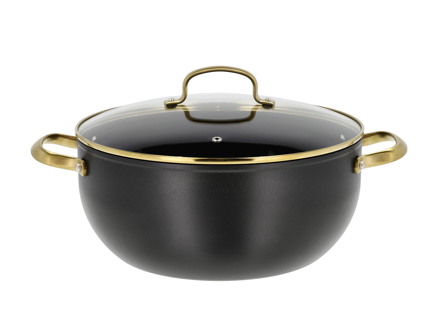 HOLM Brasserie Stegegryde Dia 30 x 13,5 cm 8 liter Sort