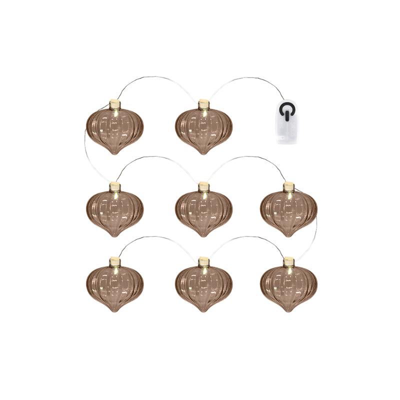 Millie Guirlande 8 LED Dark Oak