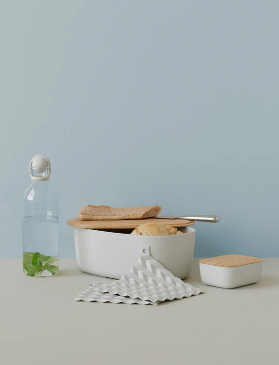 BOX-IT brødkasse L 34.5 cm lysegrå