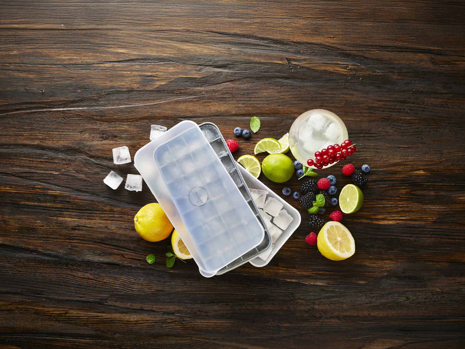 Funktion Isterningbakke m/låg 23,3 x 12,2 x 11,4 cm, klar