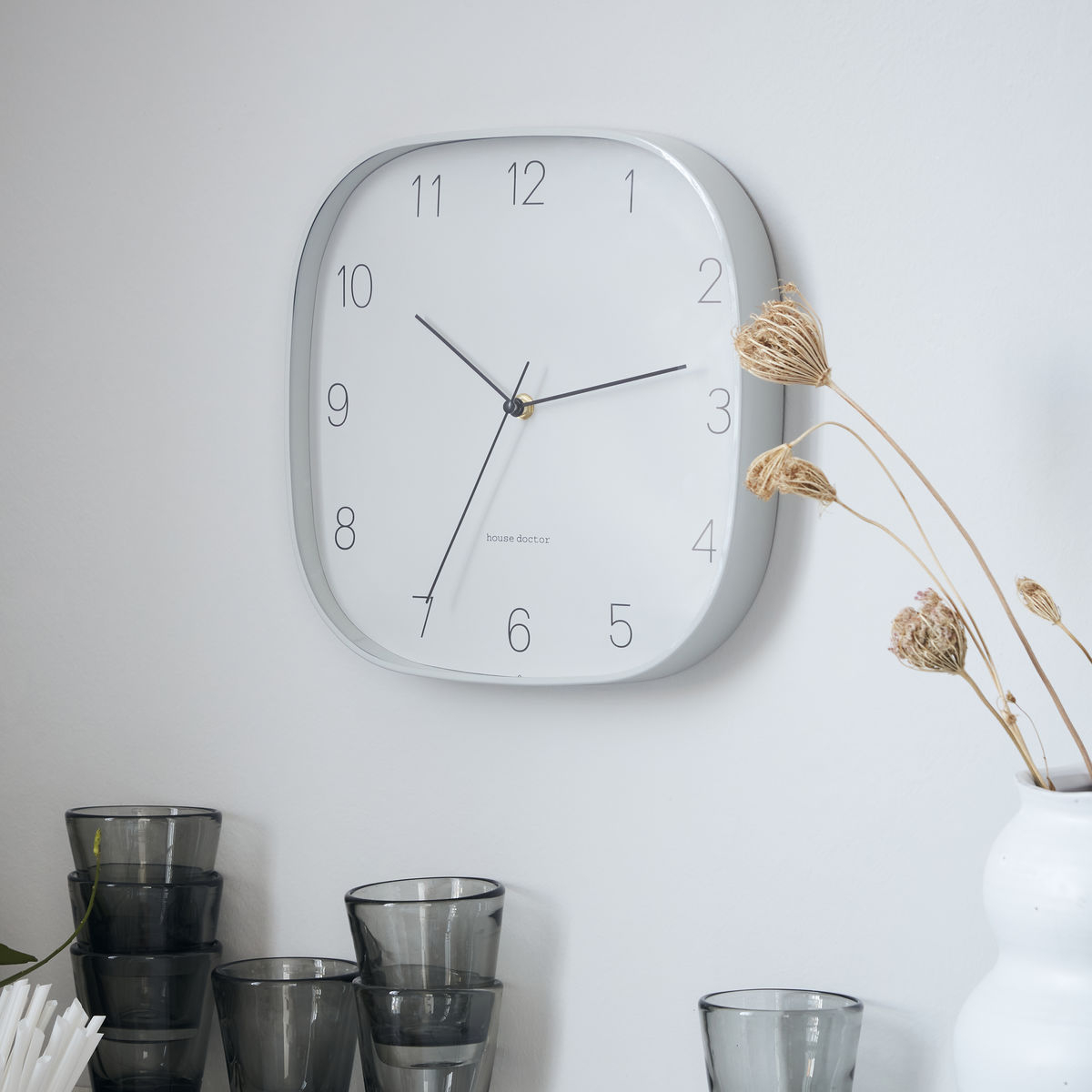 Vægur, Shape, Grå Vægur, Shape, Grå