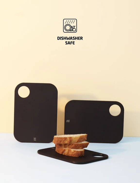 CUT-IT Smørbræt, L18,7xB13,5 cm, sort