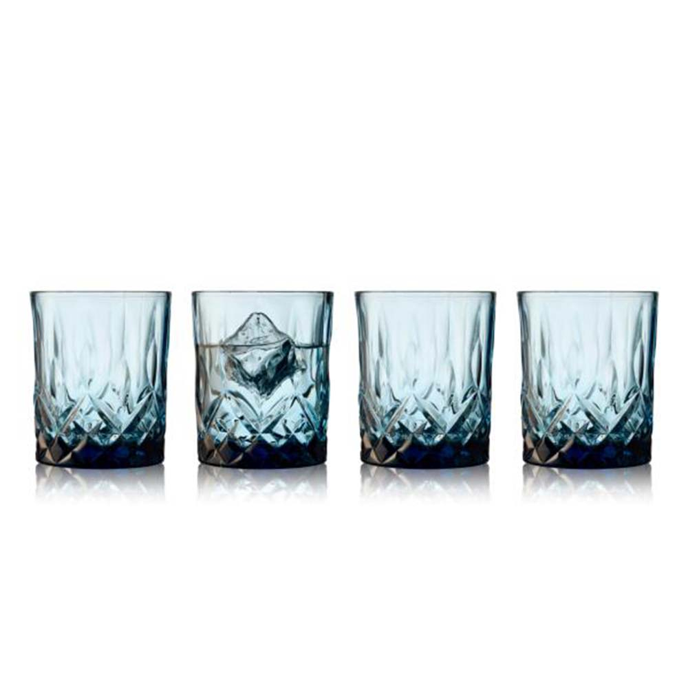 Lyngby Glas Sorrento Whiskyglas 32 cl 4 stk. Blå Lyngby Glas Sorrento Whiskyglas 32 cl 4 stk. Blå
