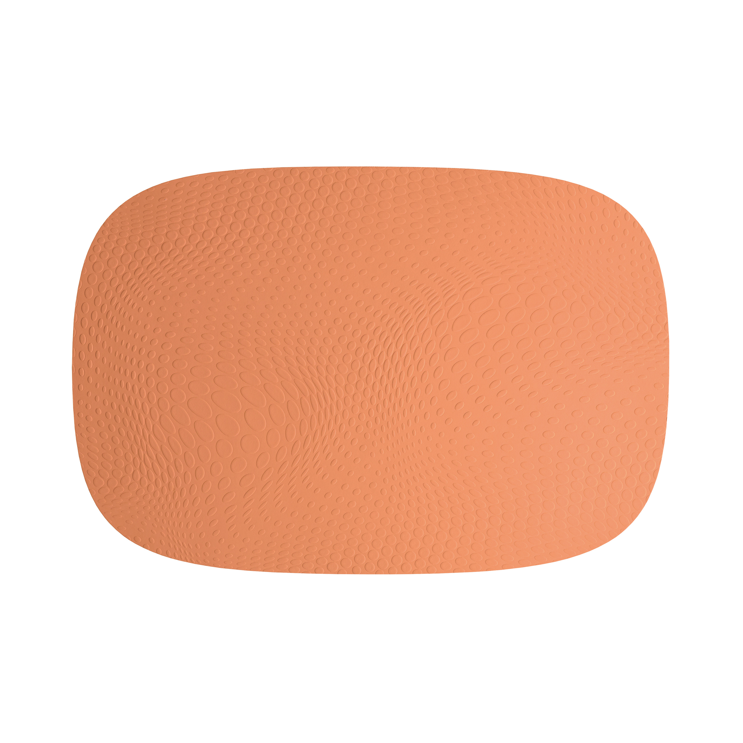 Karim Rashid - recycled læder dækkeserviet abrikos, 1 stk.