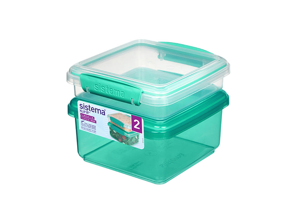 Sistema Rectangular 2Pack 1.2L, 450ml Sandwich
