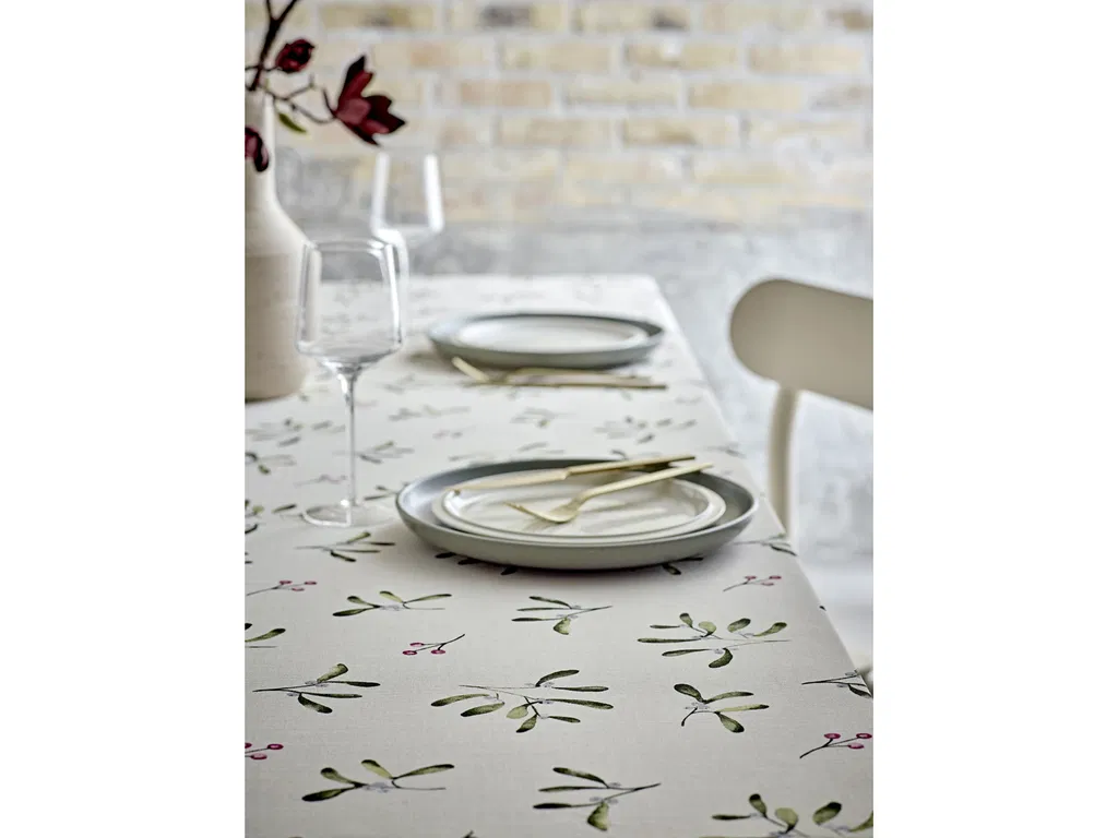 Södahl Juledug 140x350 cm Mistelten Nature Södahl Juledug 140x350 cm Mistelten Nature