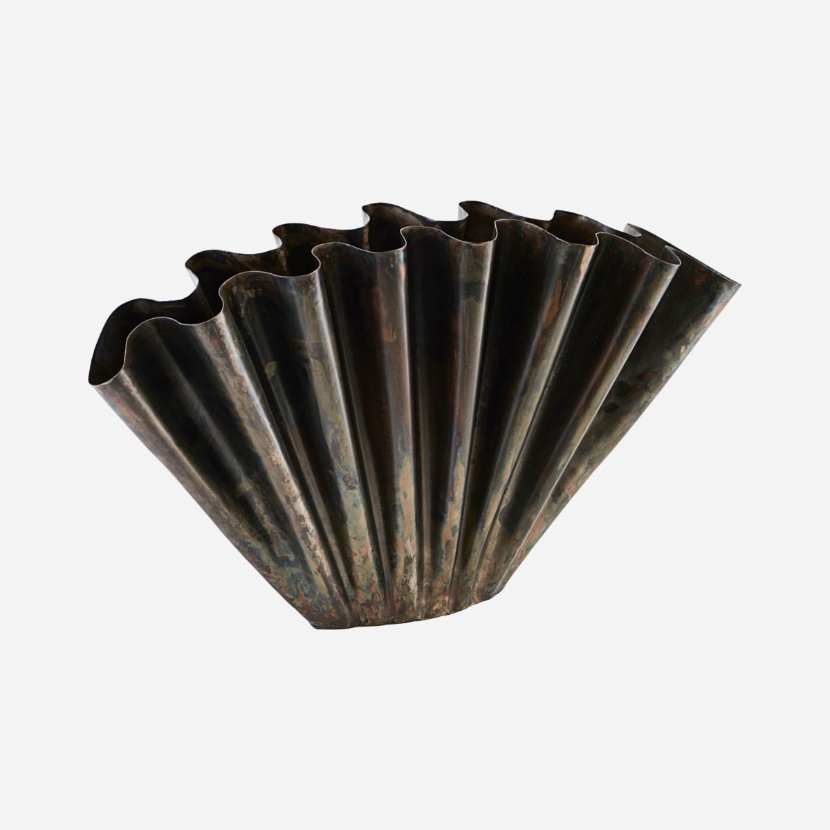 Flood Vase, H 30 cm, antik brun