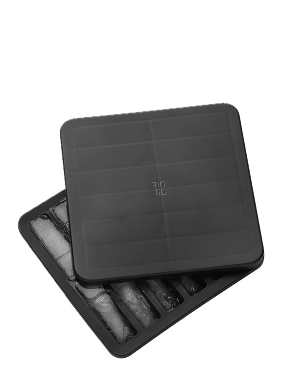 FREEZE-IT isterningbakke med låg H 2.5 cm black