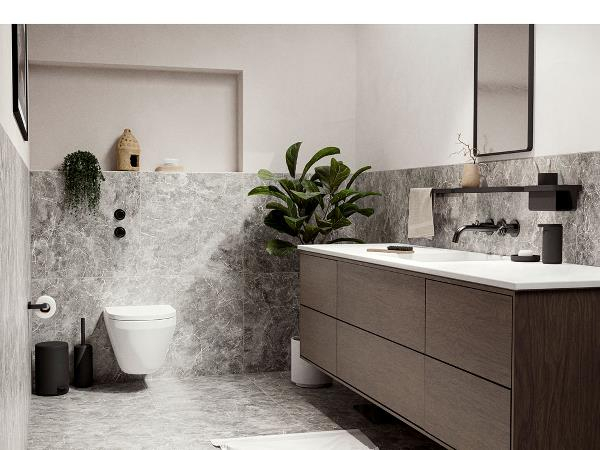 Zone Rim Toiletbørste Dia 10 x 38,2 cm Sort