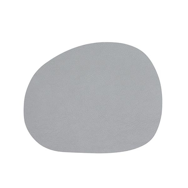 RAW - recycled læderdækkeserviett lysegrå buffalo 1 stk RAW - recycled læderdækkeserviett lysegrå buffalo 1 stk