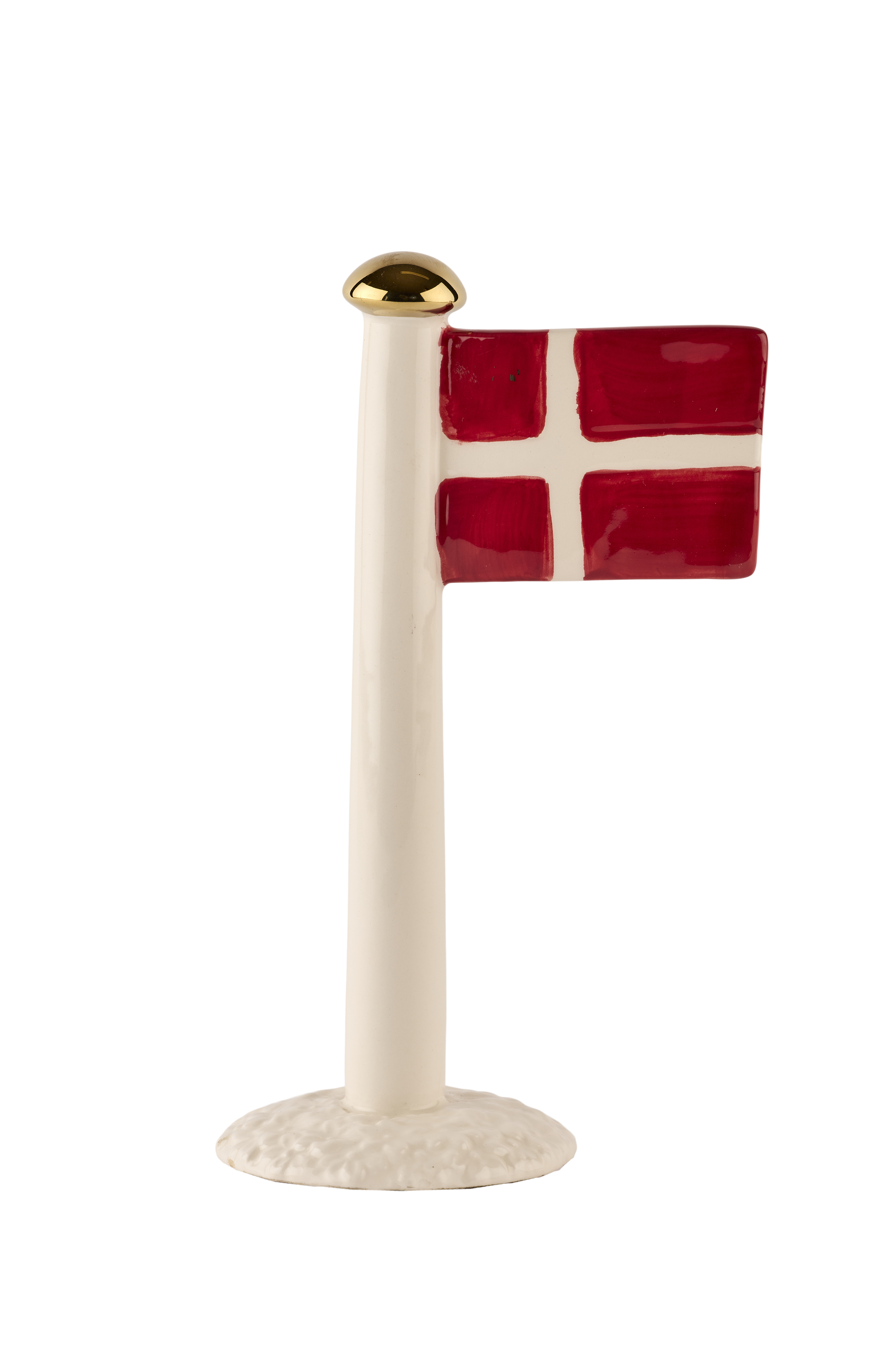 Flag 21 cm Dannebrog Hvid