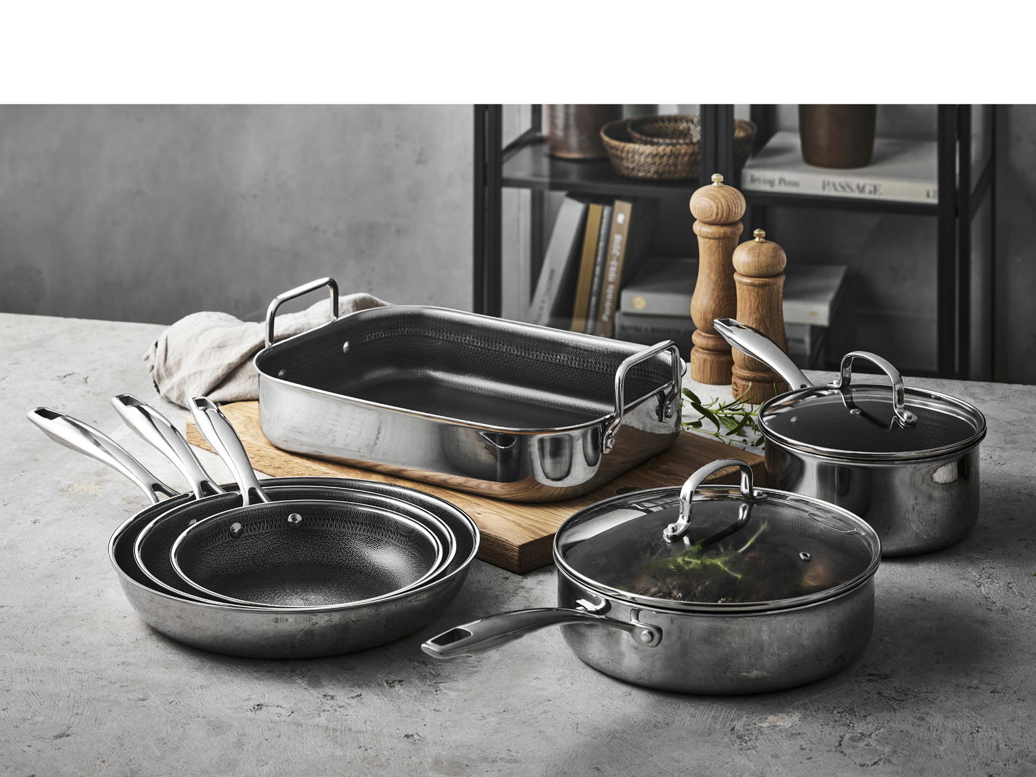 Pillivuyt Gourmet Paillon Hybrid Bradepande 35 x 25 x 7 cm