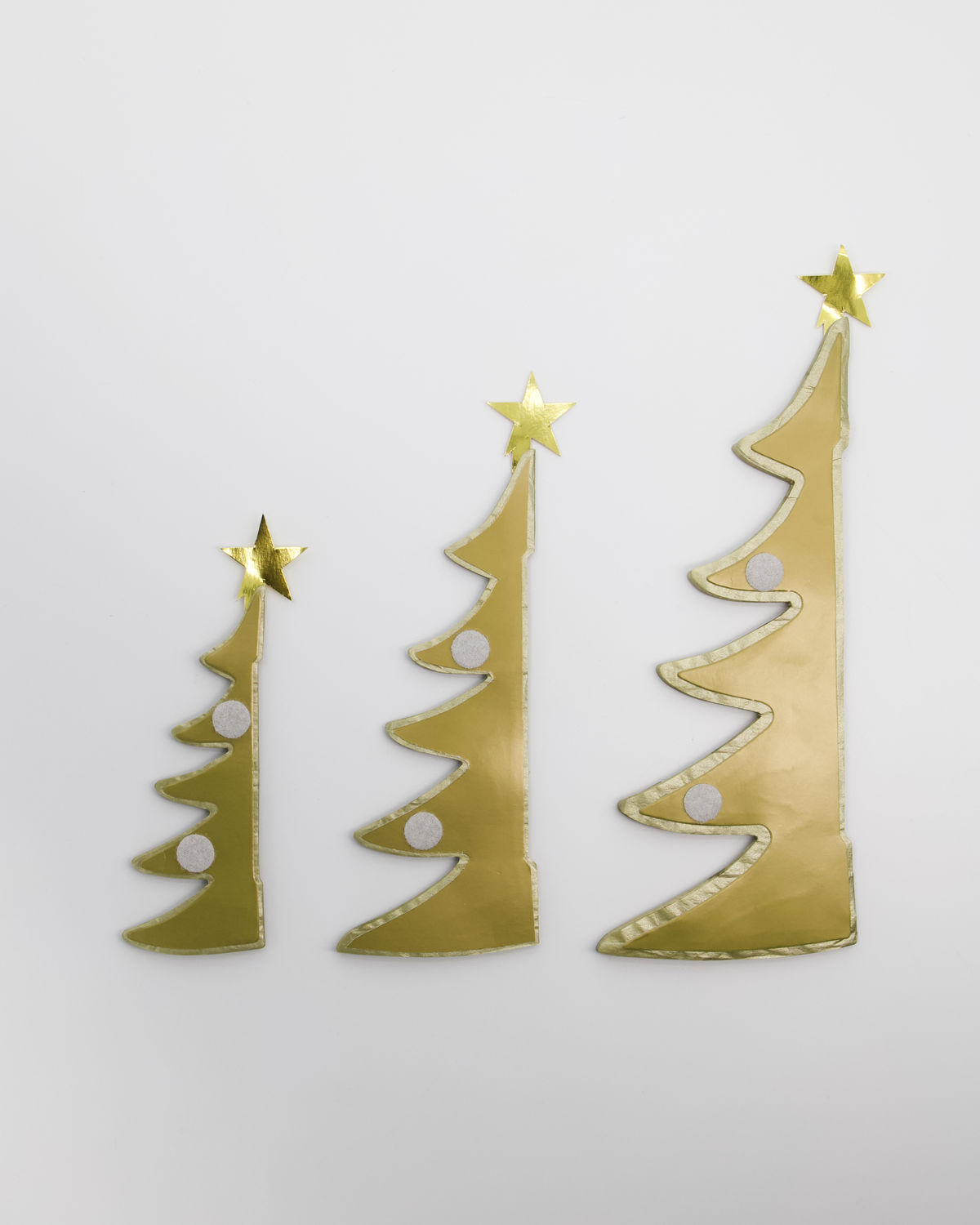 Dekoration, Tree, Gylden 3 stk* Dekoration, Tree, Gylden 3 stk*