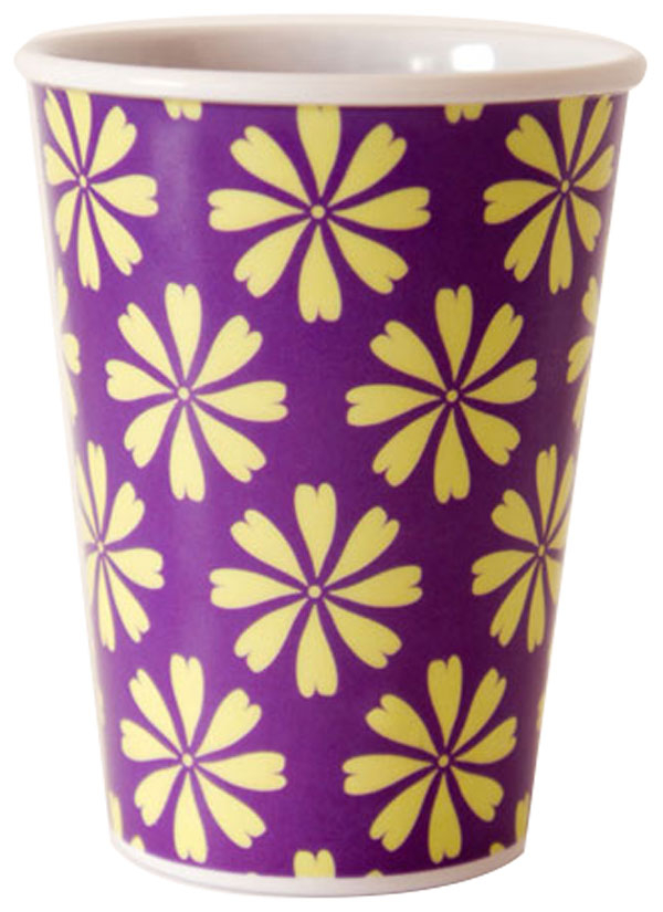 Krus med gule blomster* Krus med gule blomster*