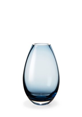 Cocoon Vase H11.5 cm mørk blå