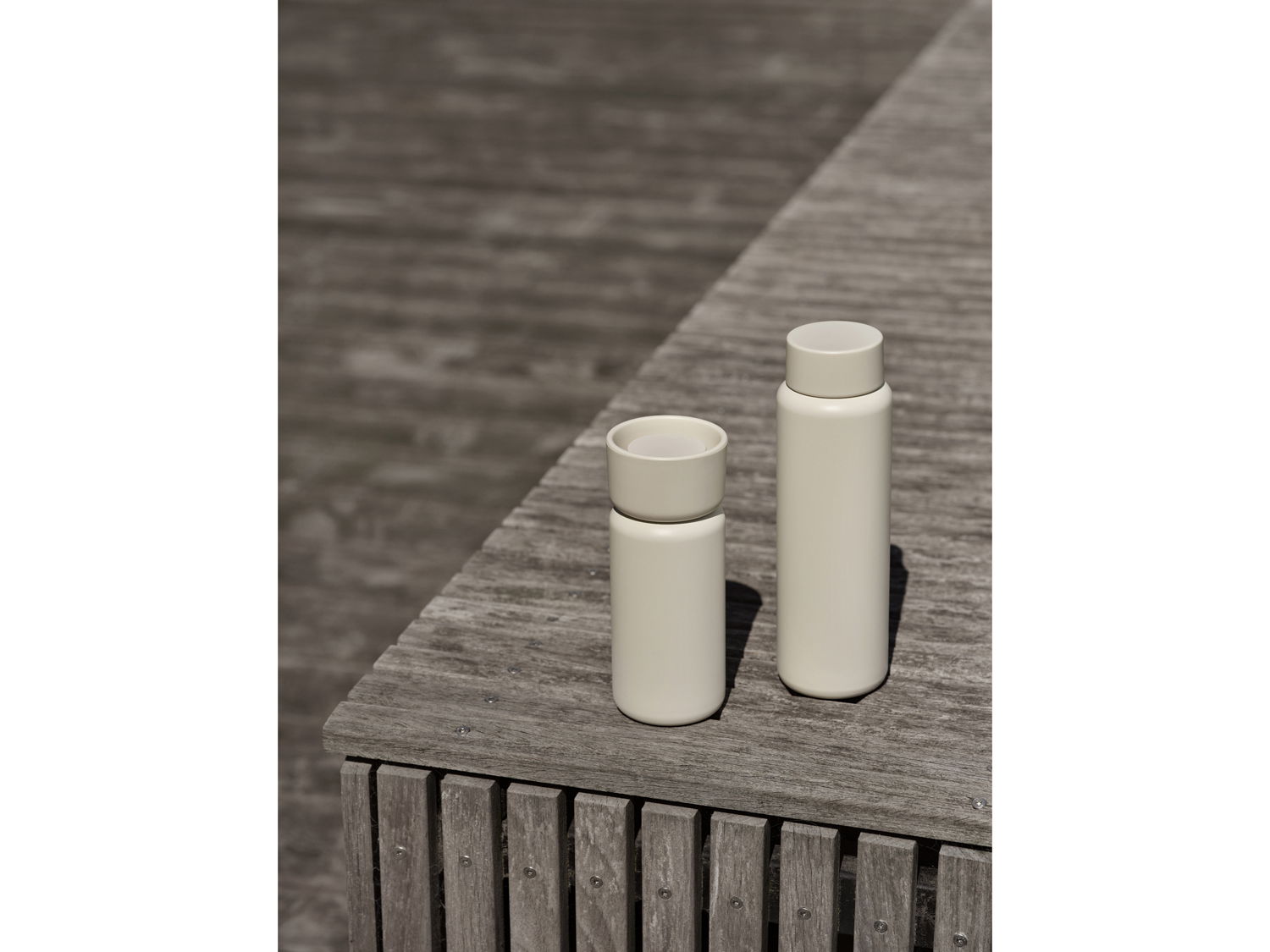 Zone Singles Termokop med to låg 650 ml Cream