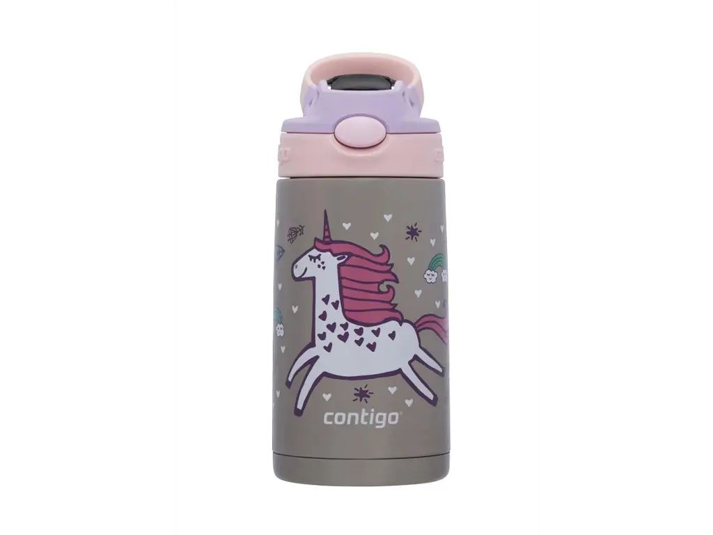 Contigo Easy clean steel Strawberry Flying Unicorn, 380ml