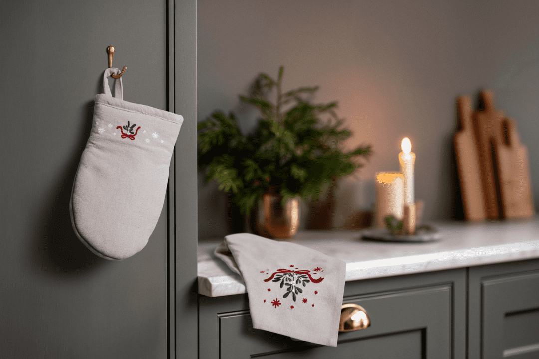 Christmas Fable Viskestykke 50x70 cm sand