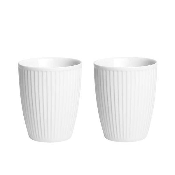 Pillivuyt Plissé Termokrus Dia 8 x 12 cm 25 cl 2 stk. Hvid Pillivuyt Plissé Termokrus Dia 8 x 12 cm 25 cl 2 stk. Hvid