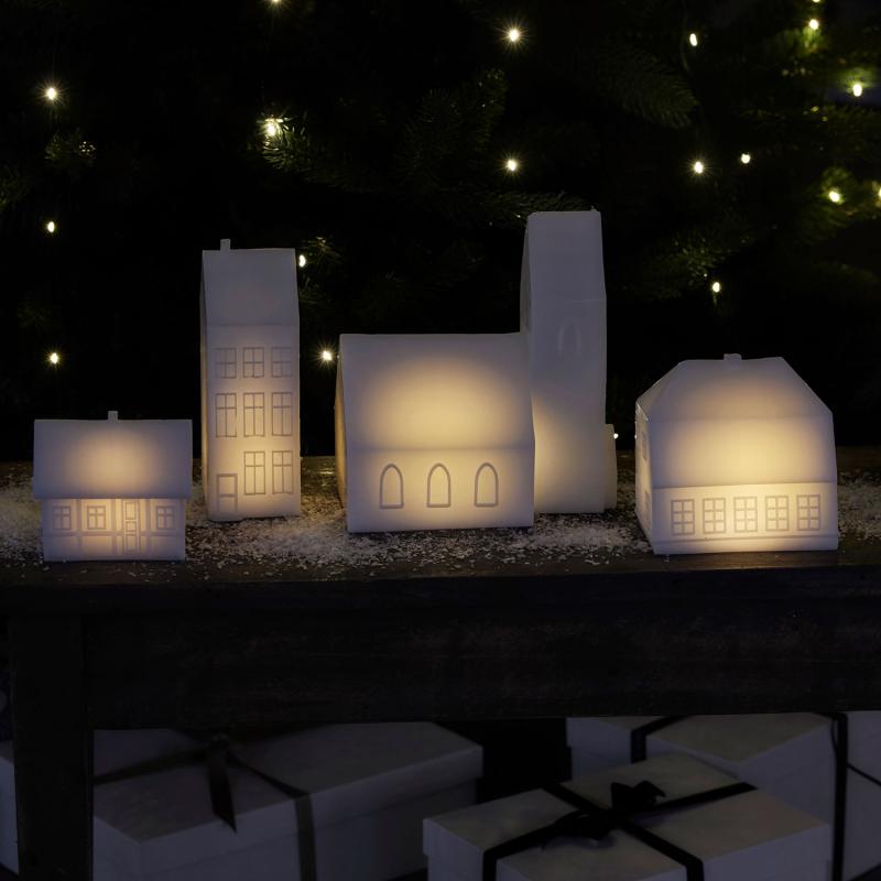 Sirius Copenhagen Nyhavn byhus, hvid, L6xB6x17,5cm