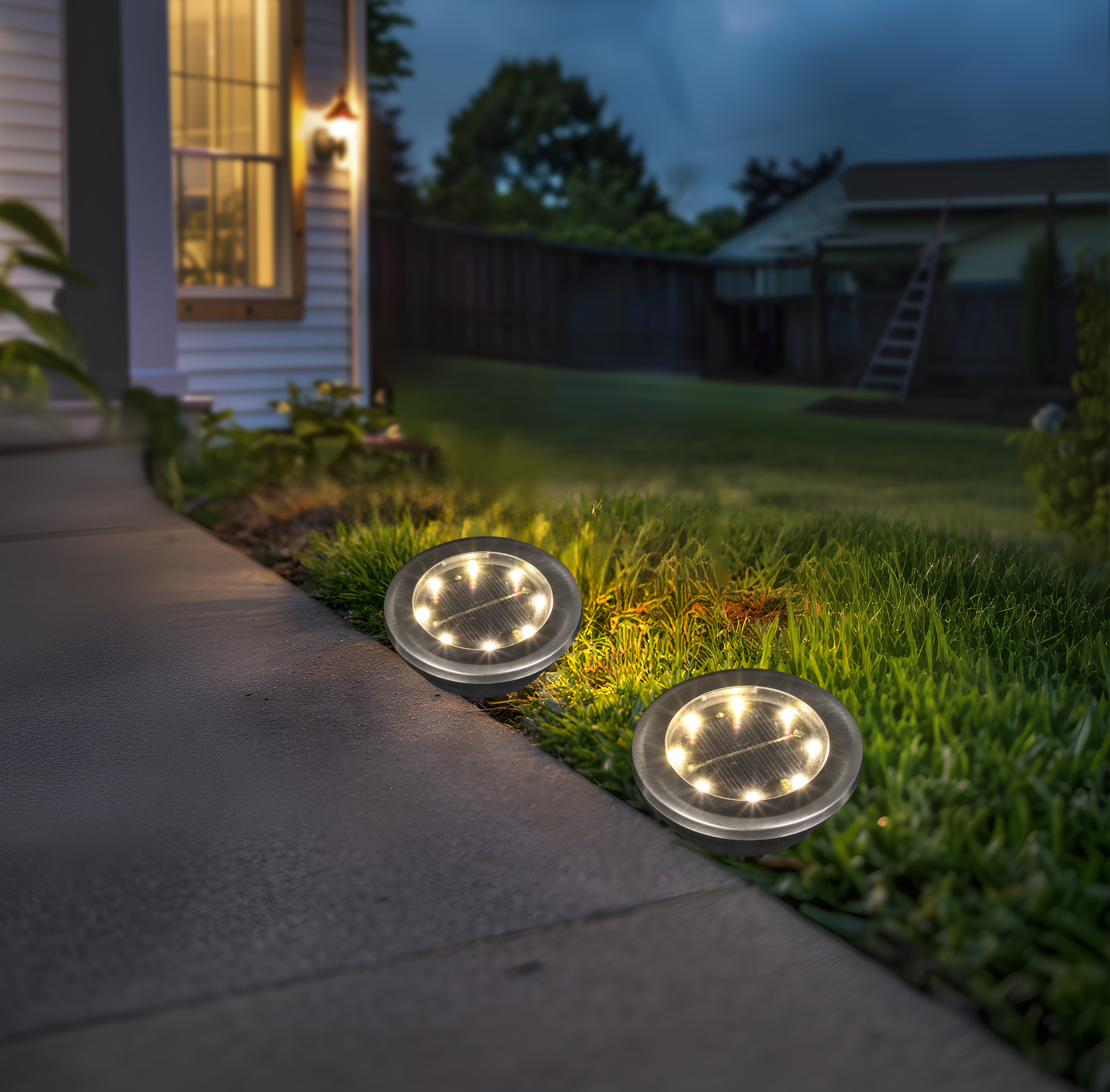 Skandi LED Solcelle Havespots - Kompakt