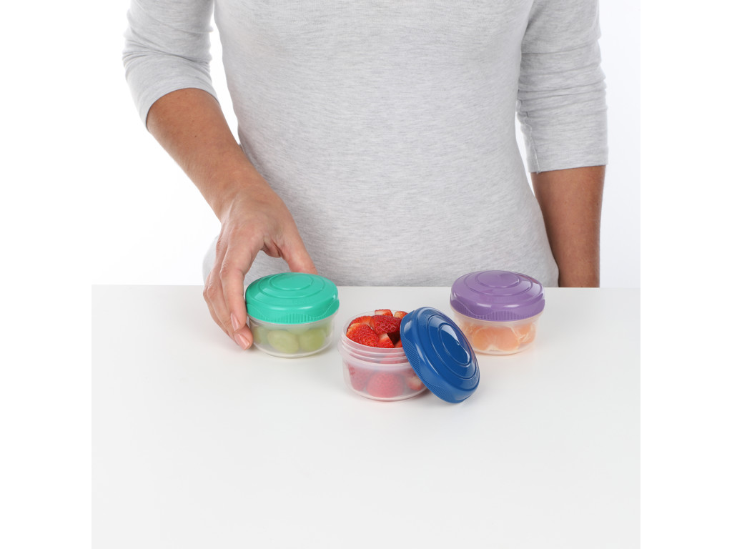 Sistema Mini Bites To Go 3Pack 130ml Sistema Mini Bites To Go 3Pack 130ml