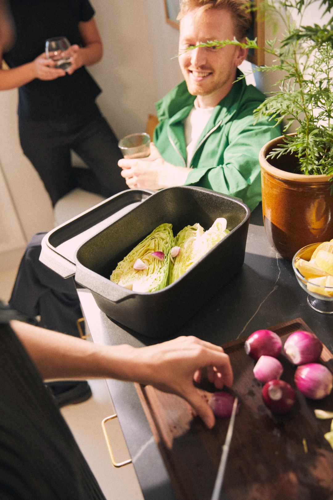 Rosendahl Bake 'n' Roast stegeso 5,0 l grå