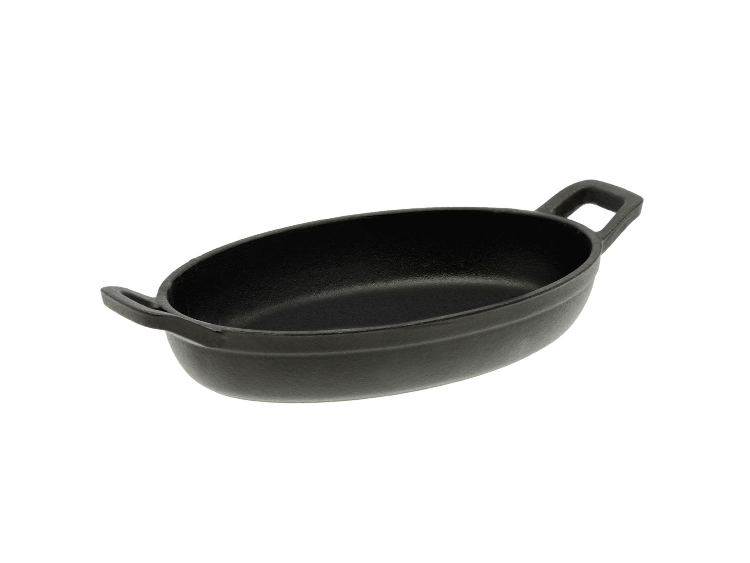 Pillivuyt Pande med 2 greb oval Garonne Mini 0,34 liter, Sort