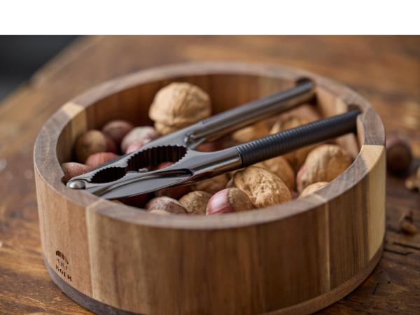 Nøddeknækkersæt Rund Akacietræ HOLM