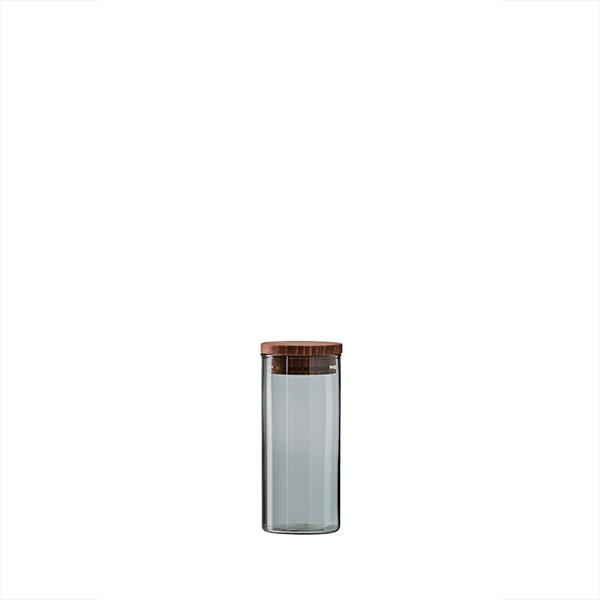 RAW Opbevaring - mini smoke opbevaringsglas m. låg i teaktræ 1 stk RAW Opbevaring - mini smoke opbevaringsglas m. låg i teaktræ 1 stk