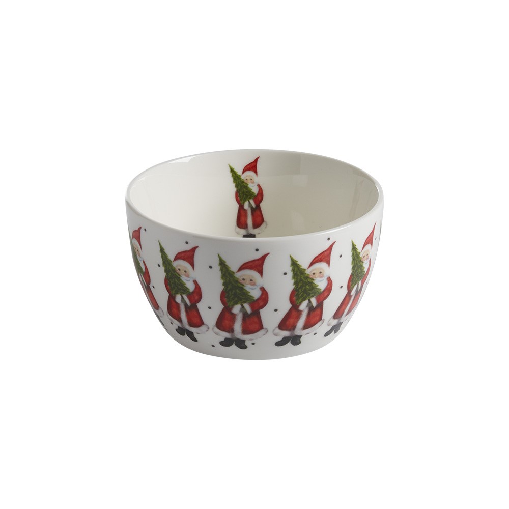 Skål med Julefred Ø10 cm, H.5,5 cm, 20 cl