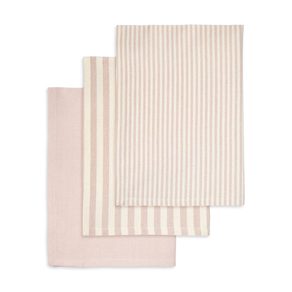 Viskestykke Recycle 50X70 cm, 3 stk, Rosa