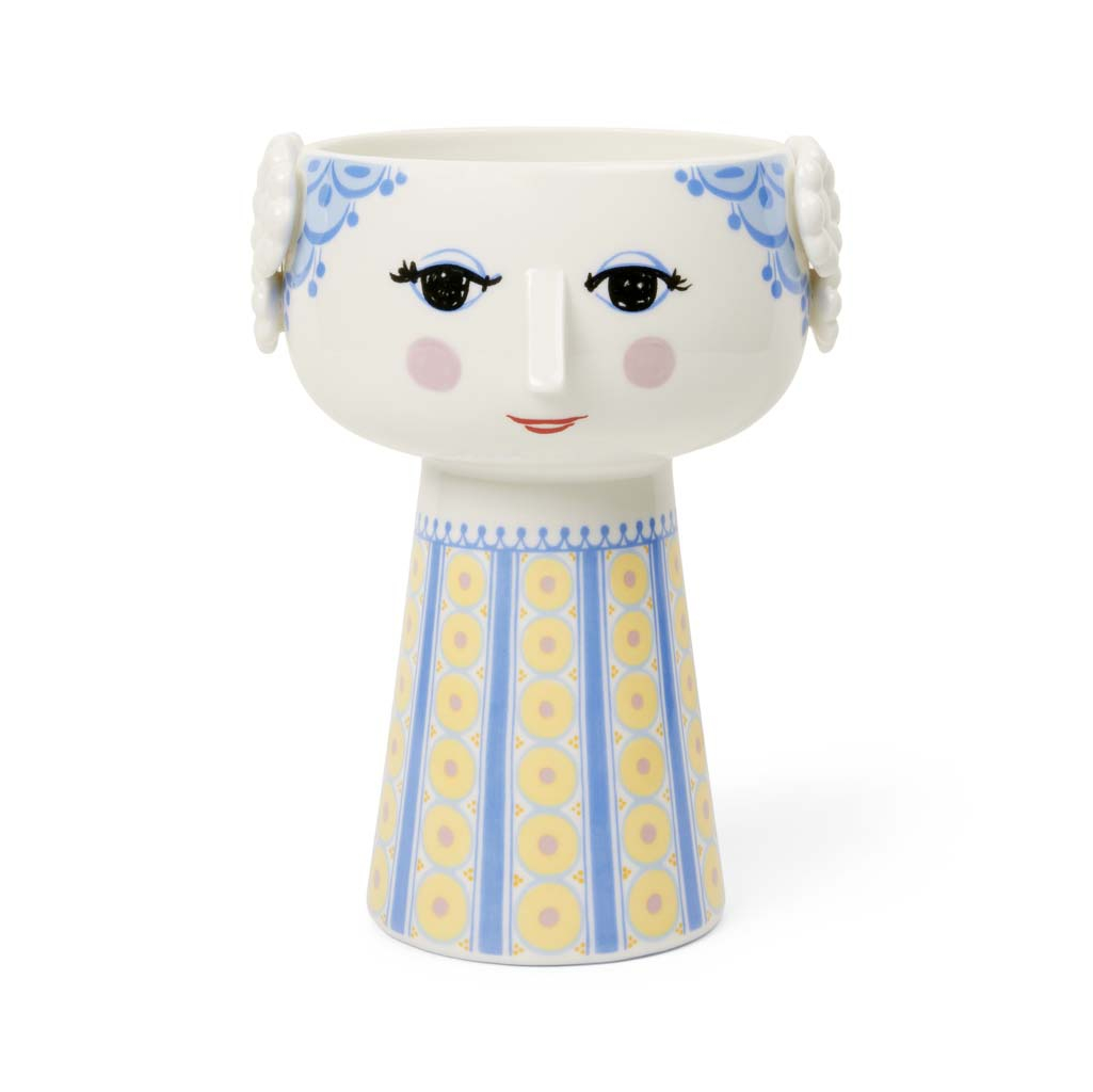 Eva Vase H18.5 cm blå Eva Vase H18.5 cm blå